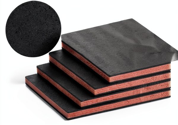 QWORK Tool Box Foam Inserts 4-Pack 16x12x1in Red/Black PE Foam Sheets-3