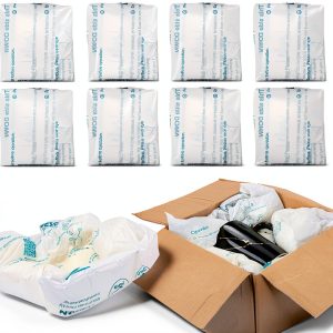 Foam Bag For Shipping Uncosinb Pack of 8 Expanding Clear Foam Bags-0
