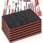 Tool Box Foam Inserts 6 Pack YEXEXINM EPE Liner Red/Black 22x18x1in-0