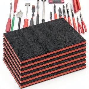 Tool Box Foam Inserts 6 Pack YEXEXINM EPE Liner Red/Black 22x18x1in-0
