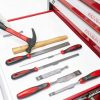 QWORK Tool Box Foam Inserts 4-Pack 16x12x1in Red/Black PE Foam Sheets-7