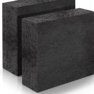 Hoolerry Polyethylene Foam Packing Inserts 2 Pack Black 12x10x3.5-0