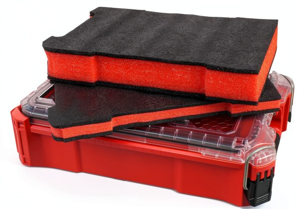 Tool Box Foam Insert 48-22-8435 Rsoise Dual‑Layer Shockproof Red Foam-1