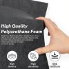 Polyurethane Foam Inserts, 2 PCS 16 x 12 x 1 Inch Black Cuttable Packing Foam Sheets for Tool Box, Camera, Crafts and Storage-2