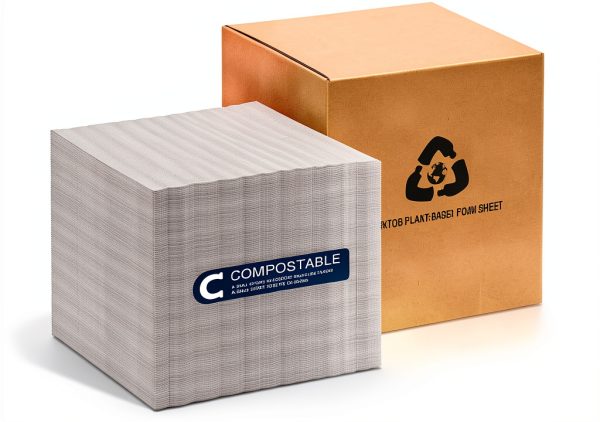 Compostable Packing Foam Sheets KTOB 100 Pack 12x12 Eco Cushioning-0